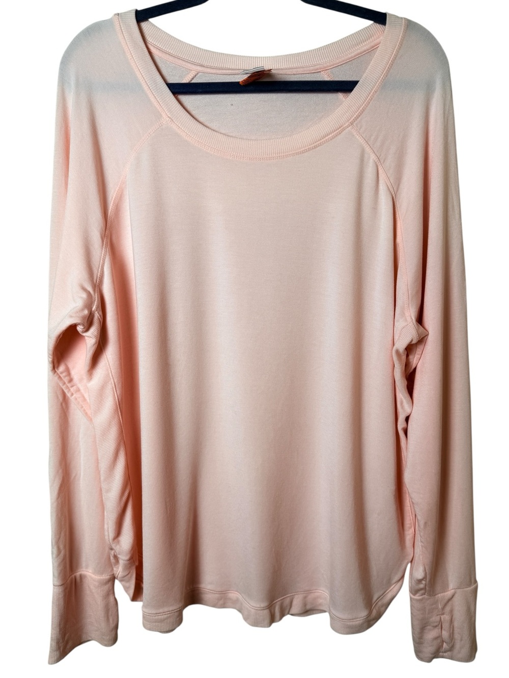 Active Life XXL Long-Sleeve Scoop Neck Top